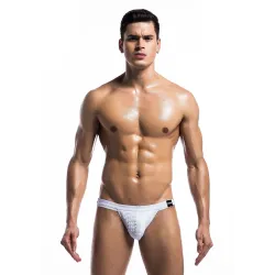 MOB Eroticwear Jockstrap Fetish Swim Blanc
